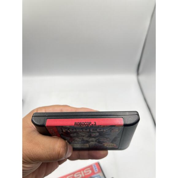 Sega Genesis RoboCop 3 (Sega Genesis, 1993) With Original Box Hang Tag - Picture 10 of 10